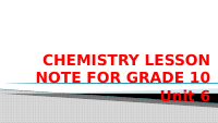 @Wondimu Chemistry Lesson Note for Grade 10.pptx